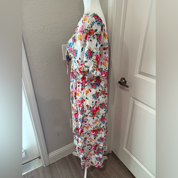NWT Destination Maternity Floral Print Maxi Dress - Picture 4 of 7